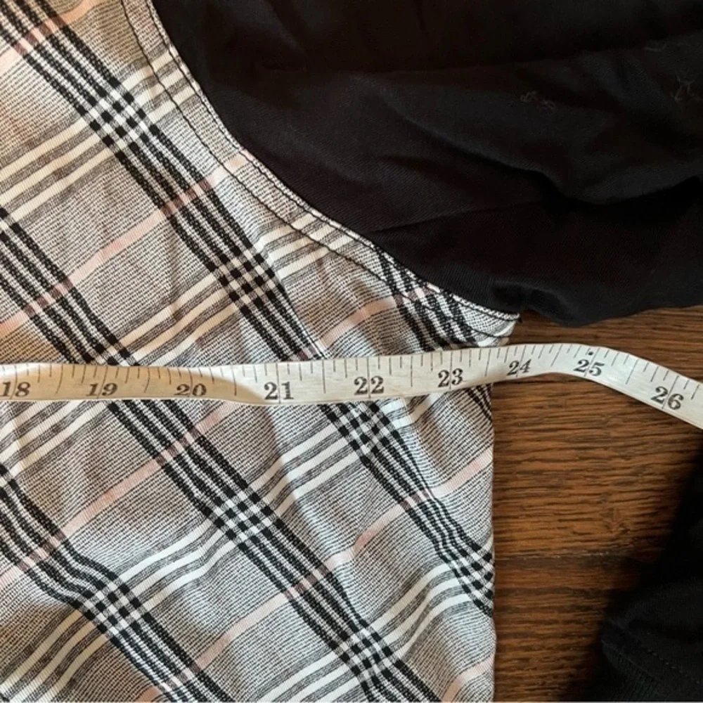 Torrid size 1X black and plaid jacket